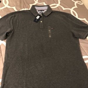 NWT Tommy Hilfiger XL gray polo